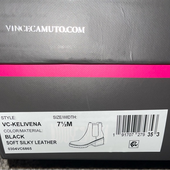 Vince Camuto Black bootie Preowned/Seminew - Picture 6 of 6